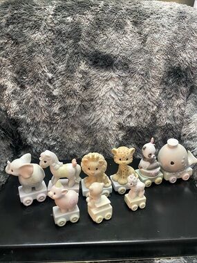 Vintage Precious Moments Birthday Train series 9 figurines
